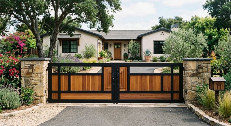 Driveway Gate Installation in Roswell, GA