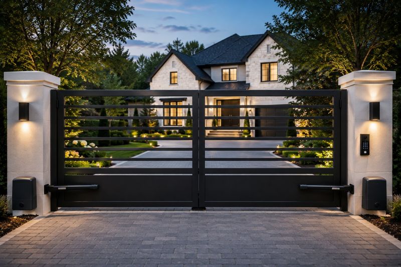 Motorized Gate Installation in Cary, NC