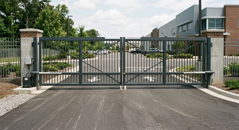 Commercial Gate Installation in South Houston, TX