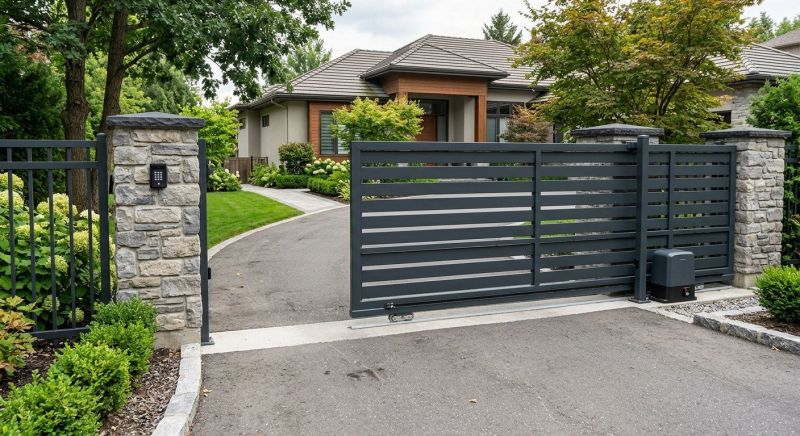 Driveway Fence Installation in Alpharetta, GA