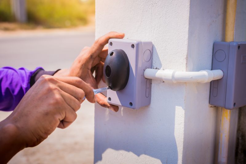 Professional Installer at Work