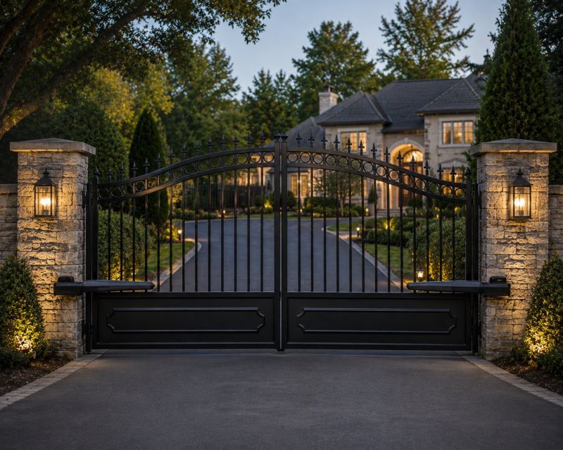 Electric Gate Installation in Plano, TX