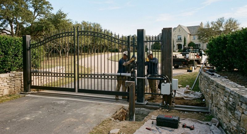 Main Gate Installation in Clermont, FL